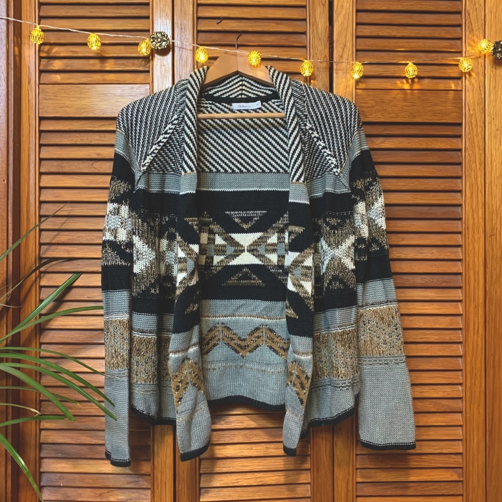 *closet clear out!* Shawl collar boho cardigan